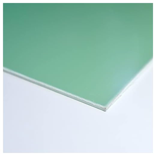 Ciwenkai FR4 Epoxy-Glass Fiber Insulation Plate - 235x235x1.5mm Green
