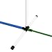 OPAHDN Enhance Your Dog's Agility with 2 Piece Training Equipment Set, Includes Weave Poles and Water Tube, Outdoor Use, White
