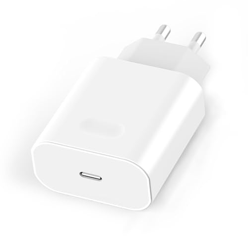 Cargador iPhone Carga Rapida, 20W USB C Rápido Enchufe para iPhone 17/16/16 Plus/16 Pro/16 Pro Max/15/14/12/11/SE/XS/XR/8/7/iPad Air/iPad Mini/AirPods, Certificado MFi Tipo-C Móvil Adaptador Cabezal