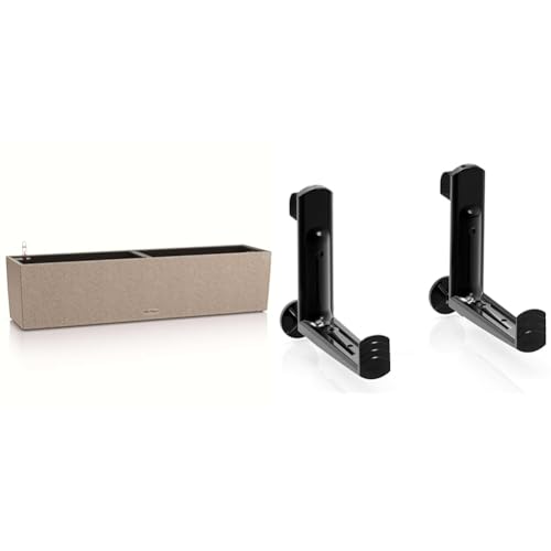 Pot de fleurs Balconera Lechuza avec kit de fixation balcon extérieur