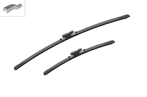 Image of BOSCH 3397014156 AeroTwin Wiper Blade Combo Pack - Set of 2 (26 inch & 16 inch) | Driver and Passenger Side Original Equipment Replacement Blades