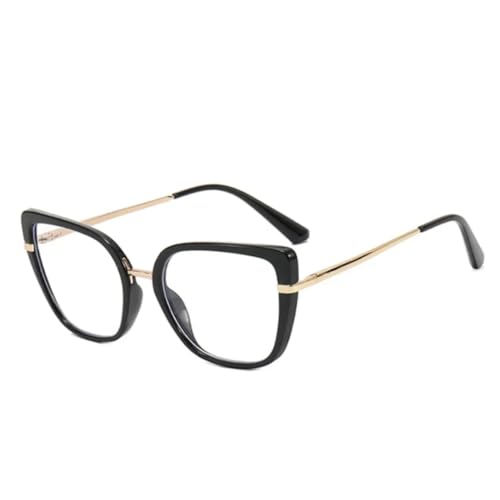 Lunettes œil de chat pour femmes transparentes et monture fine rétro