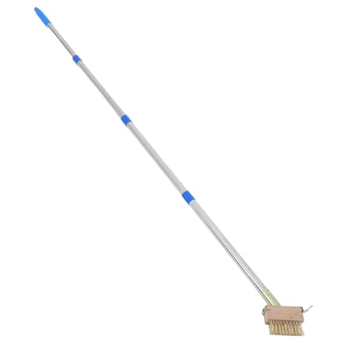 Toyvian 1juego Cepillo De Jardín De Mango Inoxidable Para Deshierbe y Eliminación De Juntas De Pavimento Patio y Entrada De Vehículos