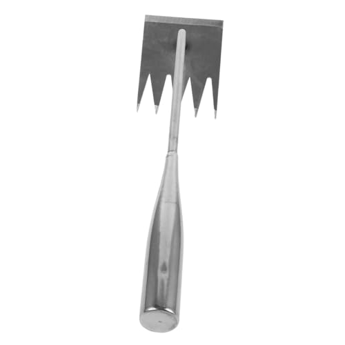 AKOOSY Manueller Unkrautstecher aus Stabiles Jätwerkzeug mit Spitzen Zähnen Ergonomisch Geformt für Gartenarbeit und Präzises Entfernen von Wurzelgras und Moos