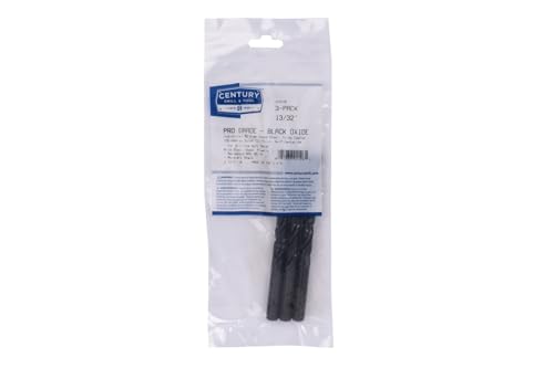 Image of Century Drill & Tool 24126 Pro Grade Black Oxide Drill Bit, 13 /32 inch, Pro