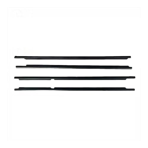 Joint vitre portière Lexus LX470 (1998-2007) lot de 4 joints d'étanchéité noirs pour vitres de voiture