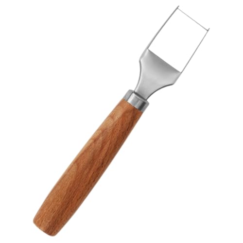 JECOMPRIS Cortador de Sandía de Acero Inoxidable 1 Pieza, Herramienta Manual para Cortar Cubos de Melón y Frutas, Compacto y Portátil para Uso en Cocina y Picnics