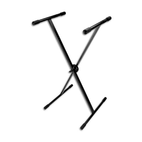 Preisvergleich Produktbild Bontempi - Rockstand Keyboardständer mit Metallbeinen, höhenverstellbar von 65 bis 125 cm
