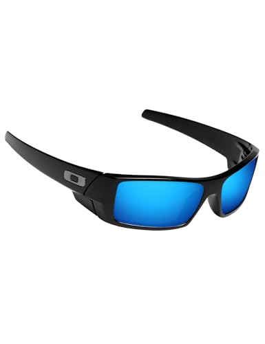 Image of Alphax Polarized Replacement Lenses for Oakley Gascan OO9014 60mm Sunglasses | Glare Reduction | Precision Cutting