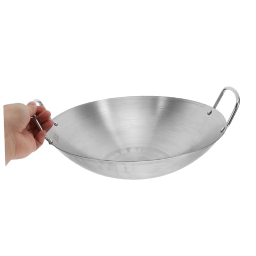 Wok de acero inoxidable con doble mango Garneck miniatura 4