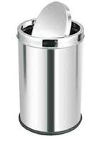 Stainless Steel Swing Dustbin - 12Ltr (10X15)