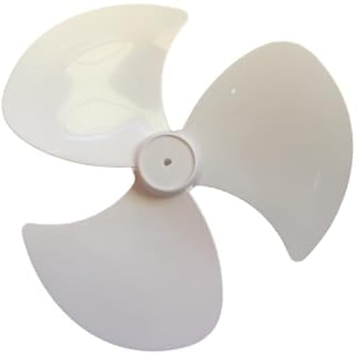 SVDK Heavy Duty 400mm (16-Inch) Plastic Fan Blade | Universal Blade for Wall Fans & Table Fans | Durable and Lightweight Cooling Leaf (White)