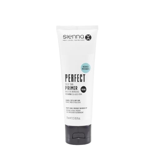 Sienna X Perfect Self Tan Primer. Prep For A Flawless And Even Tan. Works With Mousse, Lotion, Mist For Perfect Results Every Time. Vegan, Quick Dry For Face And Body.