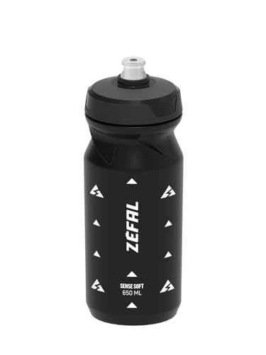 ZEFAL Negro/Blanco/Verde, Bidón Sense Soft 650ml Unisex, 650 Ml.