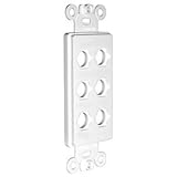 CO MB-6D BONE BLANK INSERT 6PK FOR SIX CONNECTORS, NO FACE PLATE