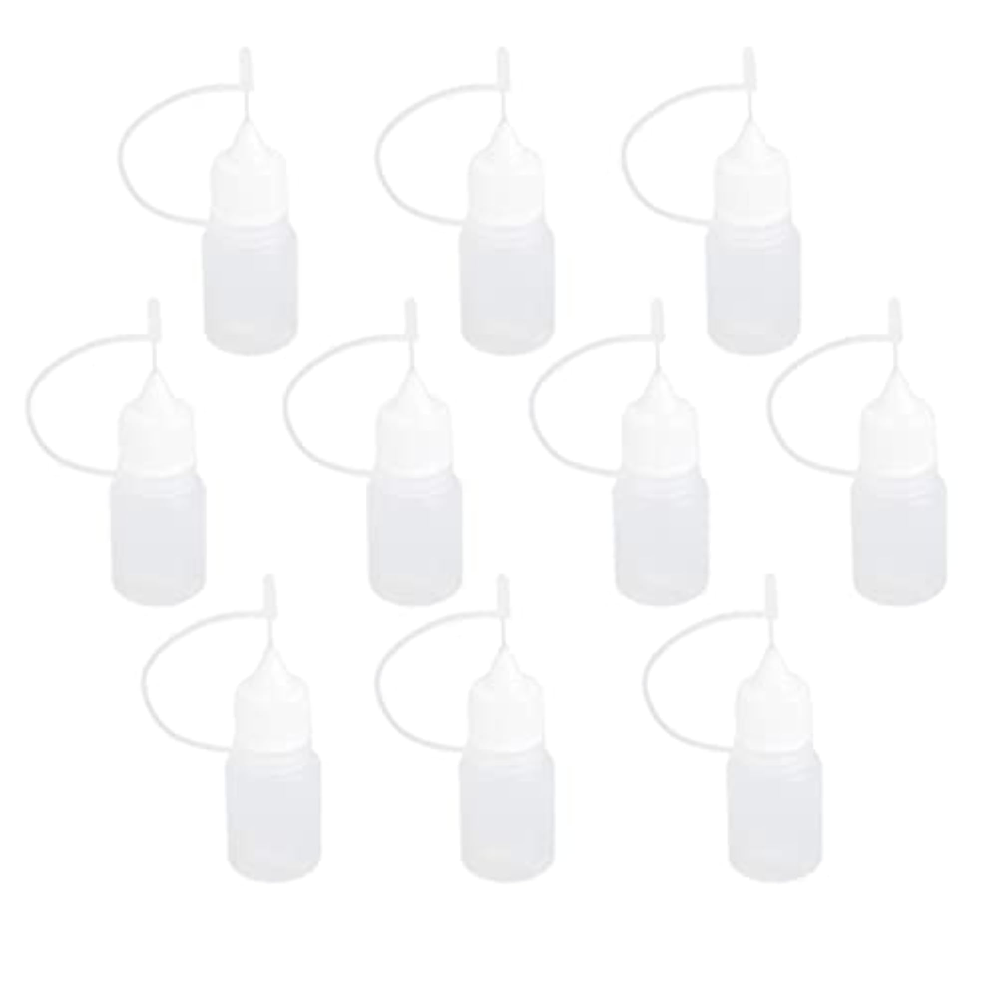 10pcs 5ml Needle Tip Empty Poly Squeezable Dropper Bottles