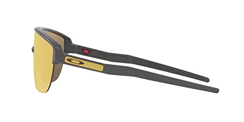 Oakley Men's Oo9248a Corridor Low Bridge Fit Rectangular Sunglasses, Matte Carbon/Prizm 24k, 42 mm by Oakley - Image 4