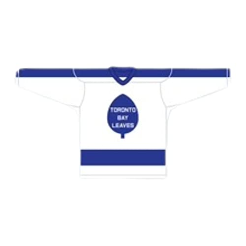 Toronto Bay Leaves White Hockey Sewn Any Name Any Number Jersey