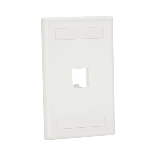 Panduit CFPL1WHY Mini Com 1pt Sgl Classic Label Wht Ea