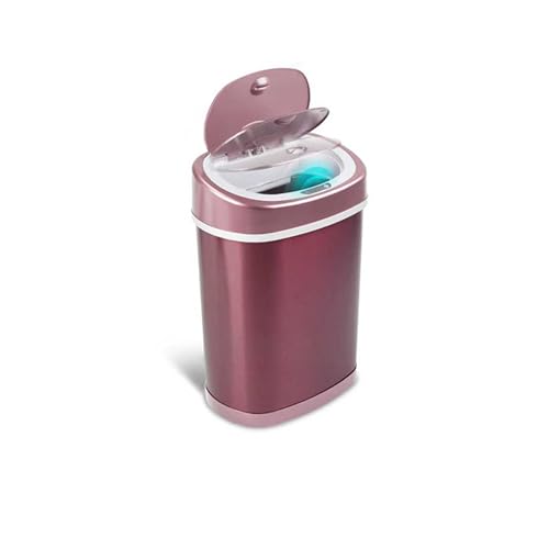 Caneca de basura rectangular acero inox 15L tacto