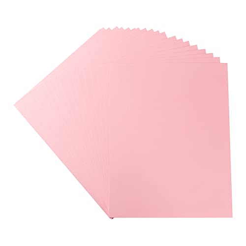 20 Sheets Colored Thick Paper Cardstock Blank for DIY Crafts Cards Making, Invitations, Scrapbook Supplies (Pink, 8.5 x 11 inches)