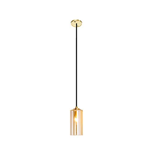 Plafonnier lustre postmoderne tout en cuivre suspension de bar