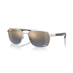 Silver/ Blue Mirror Gold Gradient Chromance Polarized