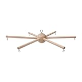 【Conception】 Kit de mobile pour bébé Cadre DIY pour berceau Support de suspension polyvalent conçu pour les boîtes à musique, les cloches, les carillons éoliens, les jouets pour bébé ou les poupées en peluche pour une décoration DIY créative.