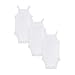 Buyless Fashion Baby Girl White Eyelet Camisole Sleeveless Onesies in Soft Cotton - OS21-GEL-6m