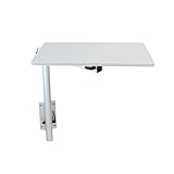 Manufacturers' Select ITC RV Side Table with MOD Table Leg System (Light Grey Table Top w/Silver Table Leg)