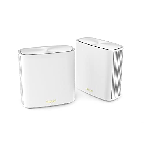 ASUS ZenWiFi Whole-Home Dual-Band Mesh WiFi 6 System XD6 White - 2 Pack, Coverage up to 5,400 sq.ft & 4+ Rooms, 5400Mbps, AiMesh, Lifetime Free Internet Security, Parental Control, Easy Setup by ASUS - Used condition - US$129.99