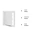 Dynasty Hardware Plastic Access Panel for Drywall, Plumbing Access Door 18