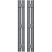 Ekena Millwork ARW401SB207X75CHH Americraft Two 3 Exterior Real Wood Spaced Board-n-Batten Shutters (Per Pair), Ocean Swell