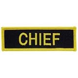Chief - Patriotic Patches, Premium Quality Embroidered Iron On Patch - 1.25