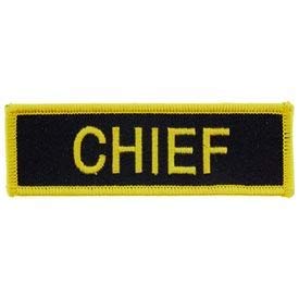 Chief - Patriotic Patches, Premium Quality Embroidered Iron On Patch - 1.25