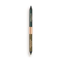 Green Lights - golden olive shimmer, matte deep khaki