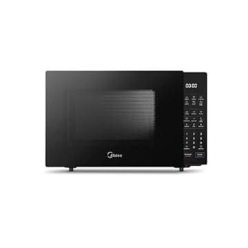 Micro-ondas 35L Cinza com Porta Preta Midea 220v
