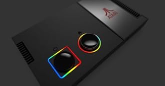 My Arcade Atari Game Station Pro: Video Game Console with 200+ Games, Wireless Joysticks, RGB LED Lights, Atari 2600/5200/7800