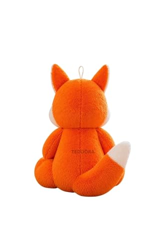 Image of Fox Soft Toy for Girls Boys Kids, Orange, Animal Stuffed Baby Teddy Gift Birthday, 20 cm