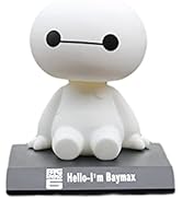 Car Nodding Doll, Cool Car Ornament, Cute Fatty White Car Decoration, Shaking Head Toy, Creative ...