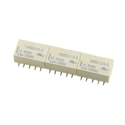 Relais HFD31/12-S inverseur bipolaire 10 broches pour circuit imprimé
