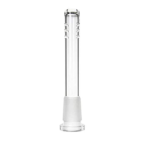WE'S 18mm by 14mm Stem Clear Scientic Glass Tube Downstem Adapter 4 Inch