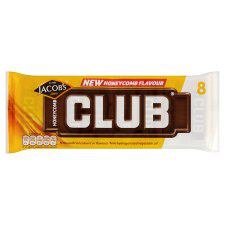 Jacob's Club Honeycomb 8 Pack 181G