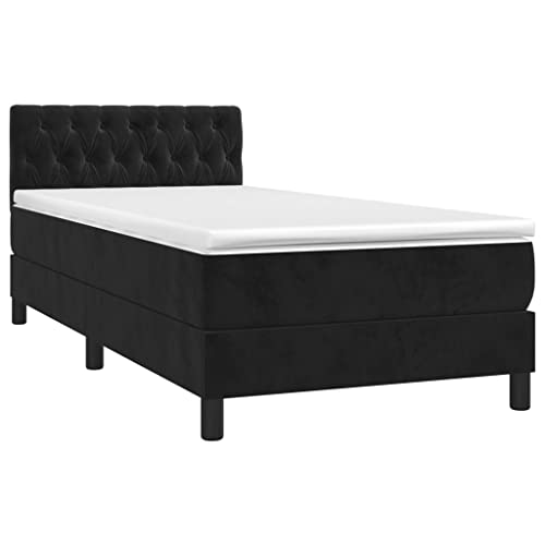 vidaXL Boxspringbett mit Matratze Bett Polsterbett Bettrahmen Bettgestell...