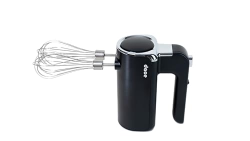 Dace Handheld Mixer Stainless Steel Beaters, 4 Speed