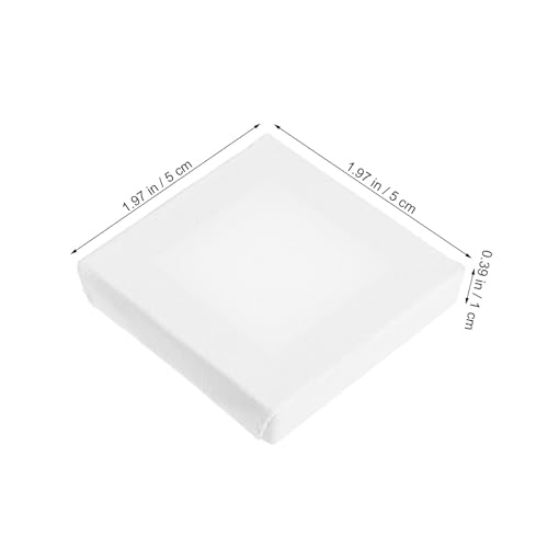 24 Marcos de Lienzo para Pintar al Óleo de Madera Blanco 3