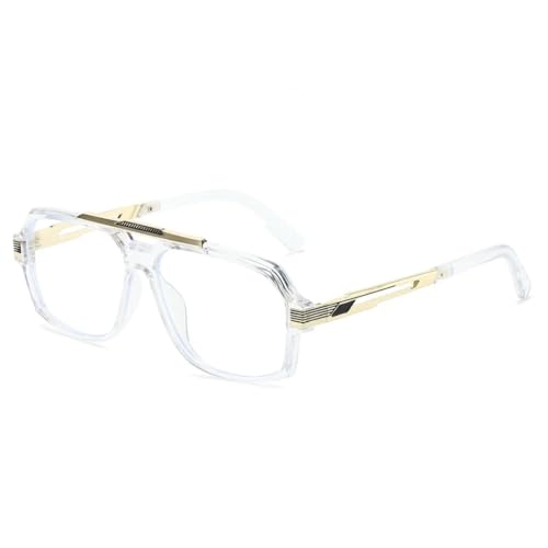 Monture carrée double faisceau de luxe pour des lunettes hommes et femmes