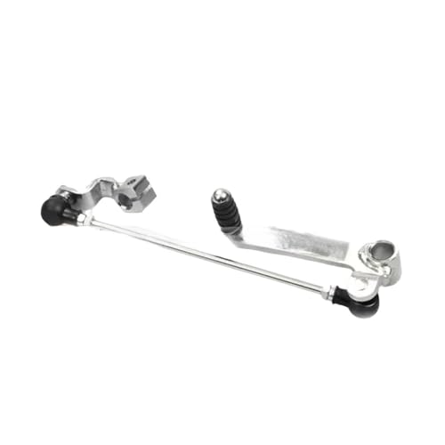 Levier vitesse moto cassé ? Pédale réglable aluminium anti-casse pour Wolf 125 150 argent