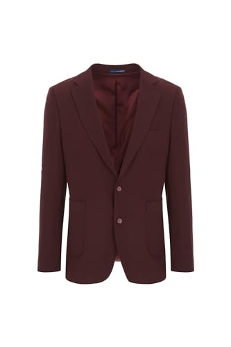 Gervasi Men's Slim Fit Blazers with Front Pockets & 2 Buttons
