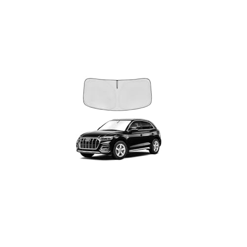 for Audi Q5 Windshield Sun Shade 2018-2024 2025 2026 Front Window Shade Custom Fit Q5 Accessories...